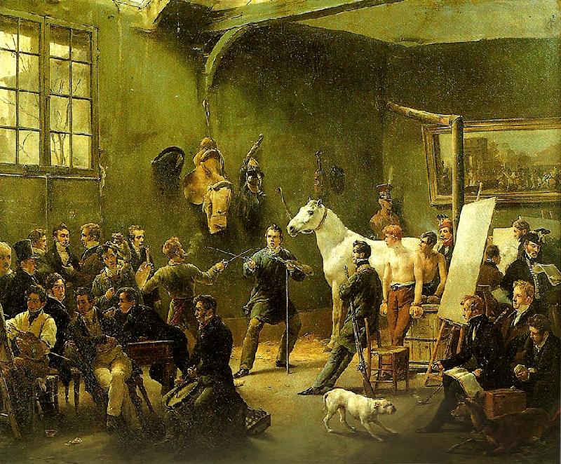 Horace Vernet l' atelier du peintre